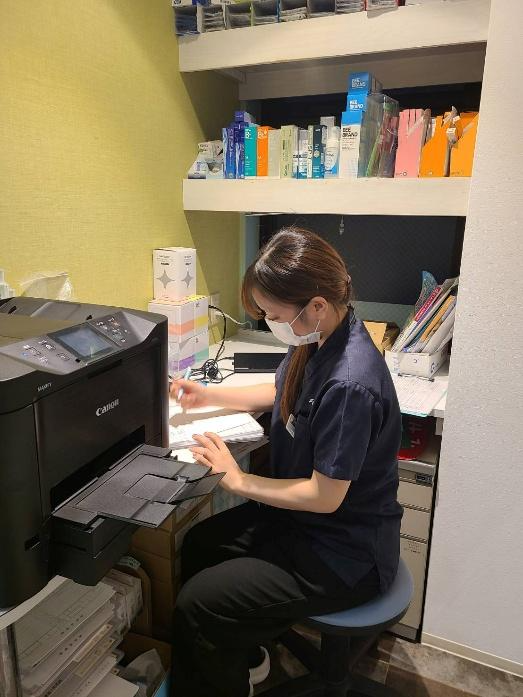 歯科医師の様子