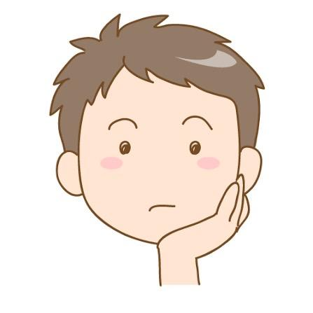 頬杖が癖の男の子