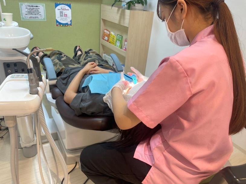 歯科治療の様子