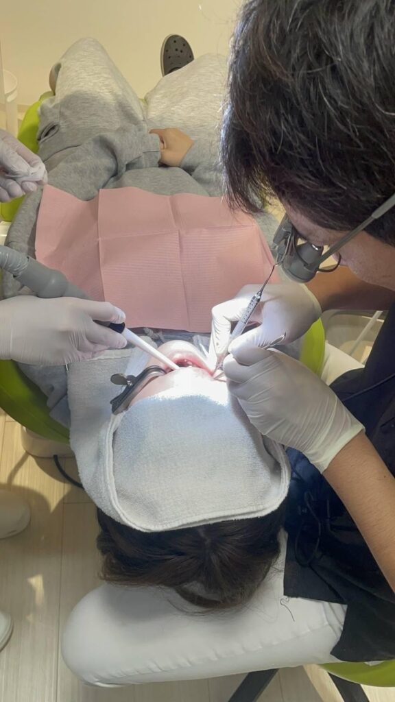 歯科治療の様子