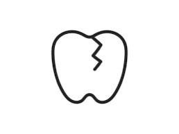 ヒビが入った歯