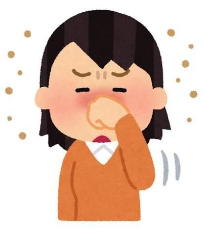 花粉症の女性