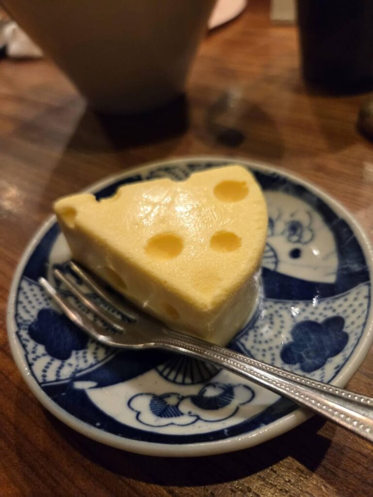 おいしそうなチーズケーキ