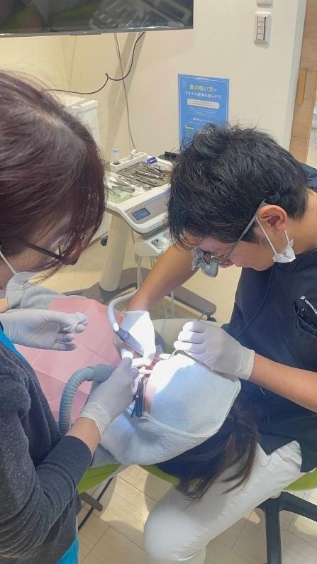 歯科治療の様子